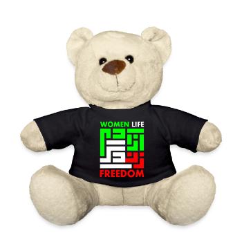 Women life freedom - Nounours - noir - Devant