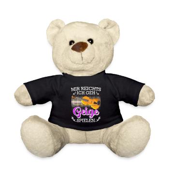 Musiker Mir reichts ich spiele jetzt Geige - Teddy - Schwarz - Vorne