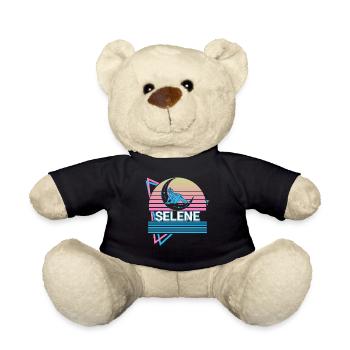 Selene goddess Ancient Greek Greek mythology - Teddy Bear - black - Front