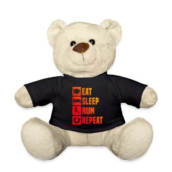 Men's Running Running Fitness Jogging Women - Teddy Bear - black - Front
