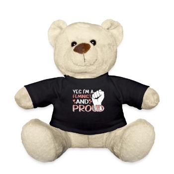 Ja Ich Bin Eine Feministin Und Stolz Darauf Frauen - Nounours - noir - Devant