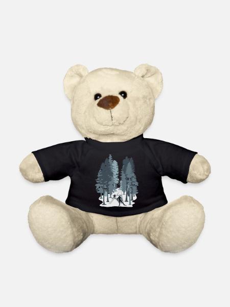 Ski de fond, ski de fond, biathlon, sports d’hiver - Nounours - noir