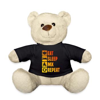 Dirt Biker Freestyle Motocross Dirtbike Motocross - Teddy - Schwarz - Vorne
