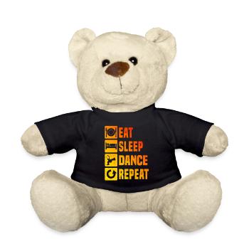 Breakdance Hommes Hiphop Femmes Hip Hop Bgirl - Nounours - noir - Devant