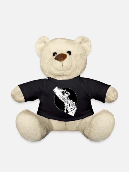 DAS Astronaut Nr 3 Weiss - Teddy - Schwarz