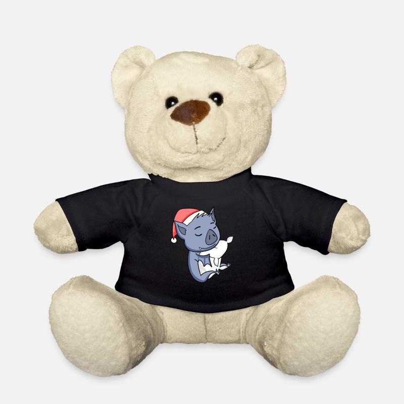 Fledermaus Weihnachten - Teddy - Schwarz
