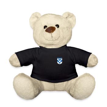 Scotland Flag Heart Scottish - Teddy Bear - black - Front