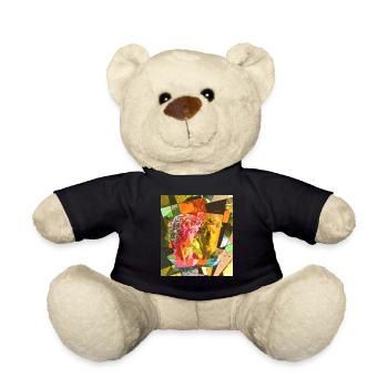 Avant Garde Aesthetic David Head Statue - Teddy Bear - black - Front