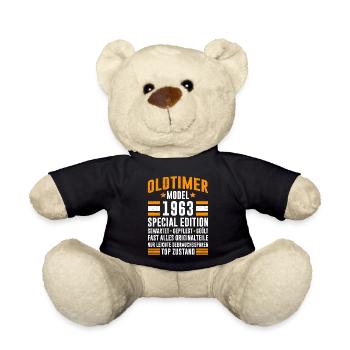 Oldtimer Modell 1963 60 Jahre 60. Geburtstag - Teddy - Schwarz - Vorne