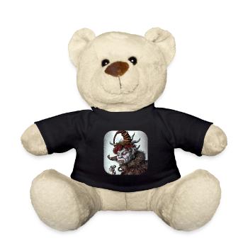 Krampus - Teddy Bear - black - Front