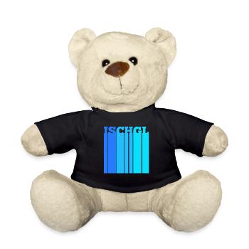 Apres Ski Party Skiurlaub Skifahrer Ischgl - Teddy - Schwarz - Vorne