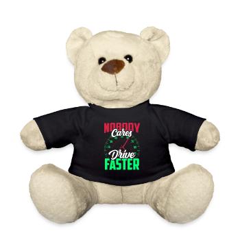 Personne ne s’en soucie Conduisez plus vite Équipe Personne - Nounours - noir - Devant