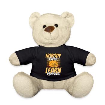 Niemand Interessiert Es Lern Schneller Nachhilfe - Teddy - Schwarz - Vorne