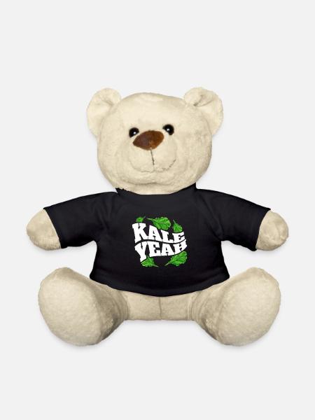 Kale Yeah - Veggies For Vegetarians And Vegan - Teddy - Schwarz