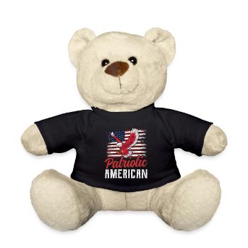 Patriote américain Patriote américain Patriote américain - Nounours - noir - Devant