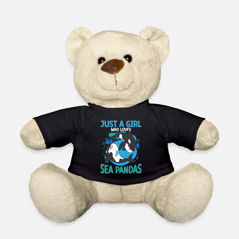 Drôle d’orque Whale Sea Panda - Nounours - noir