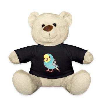 Perruche Kawaii - Nounours - noir - Devant