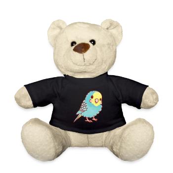 Perruche Kawaii - Nounours - noir - Devant