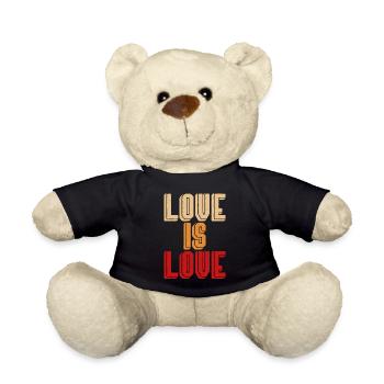L’amour est l’amour - Nounours - noir - Devant