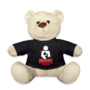 Hebammen Team Geburtshilfe Hebamme Beruf Sprüche - Teddy - Schwarz - Vorne