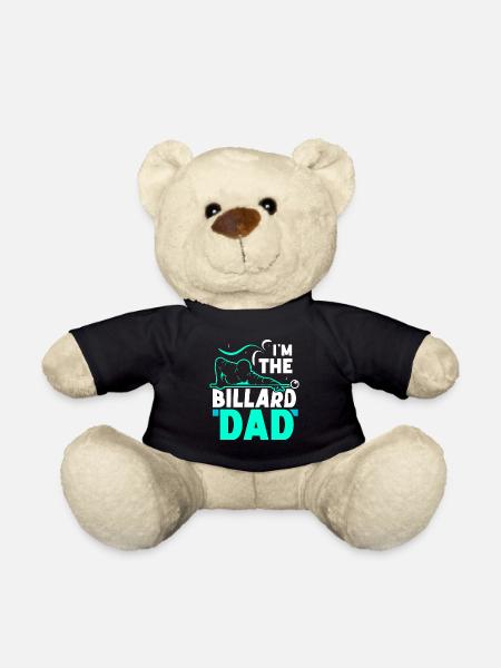Ich Bin Der Billard-Dad Billiard Billard Pool - Teddy - Schwarz