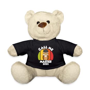 Call me Master 2023 Master Degree - Teddy Bear - black - Front