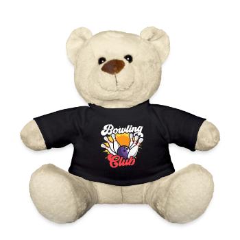 Bowling Club Team Bowler Mannschaft Hobby - Teddy - Schwarz - Vorne