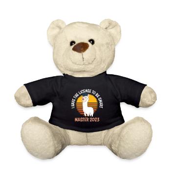 Master Degree 2023 Master - Teddy Bear - black - Front
