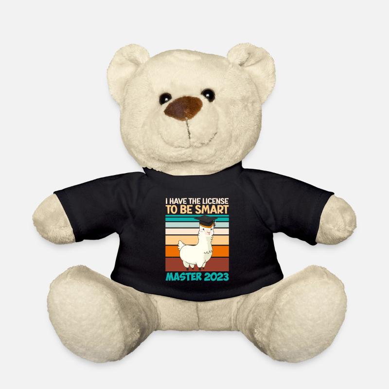 Master 2023 mit der Lizenz zum Klugscheißen - Teddy - Schwarz