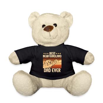 Terre-Neuve Chien Père Chien Amour - Nounours - noir - Devant