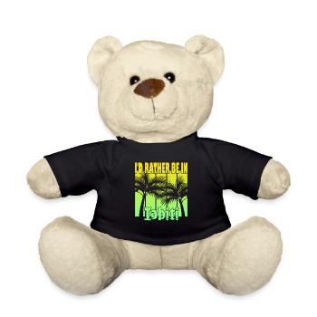Ich wäre lieber in Tahiti - Teddy - Schwarz - Vorne