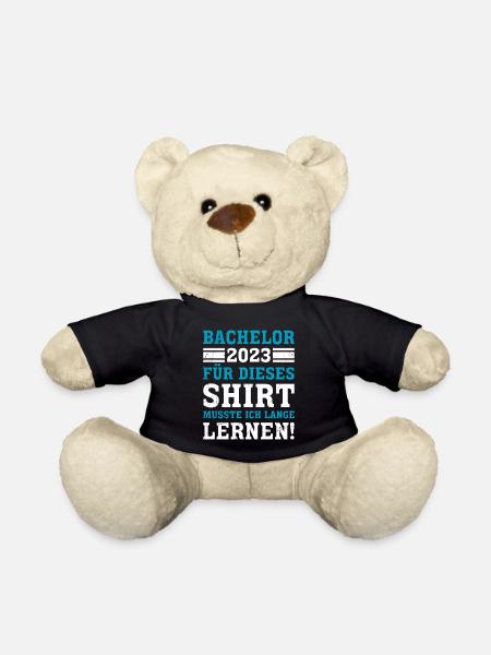 Hierfür musste ich lange lernen Bachelor Abschluss - Teddy - Schwarz