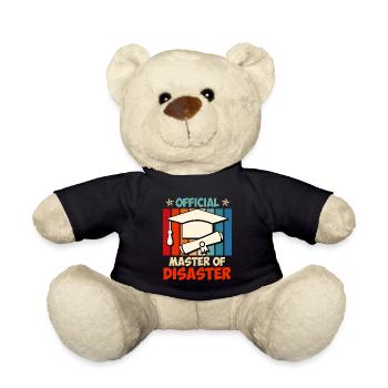 Offizieller Master vom Disaster Master Abschluss - Teddy - Schwarz - Vorne