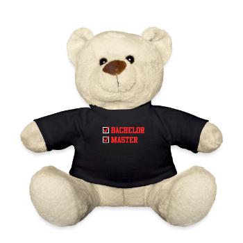 Completed Bachelor's Degree Master's Degree - Teddy Bear - black - Front