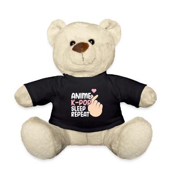 Anime K-Drama - Teddy Bear - black - Front