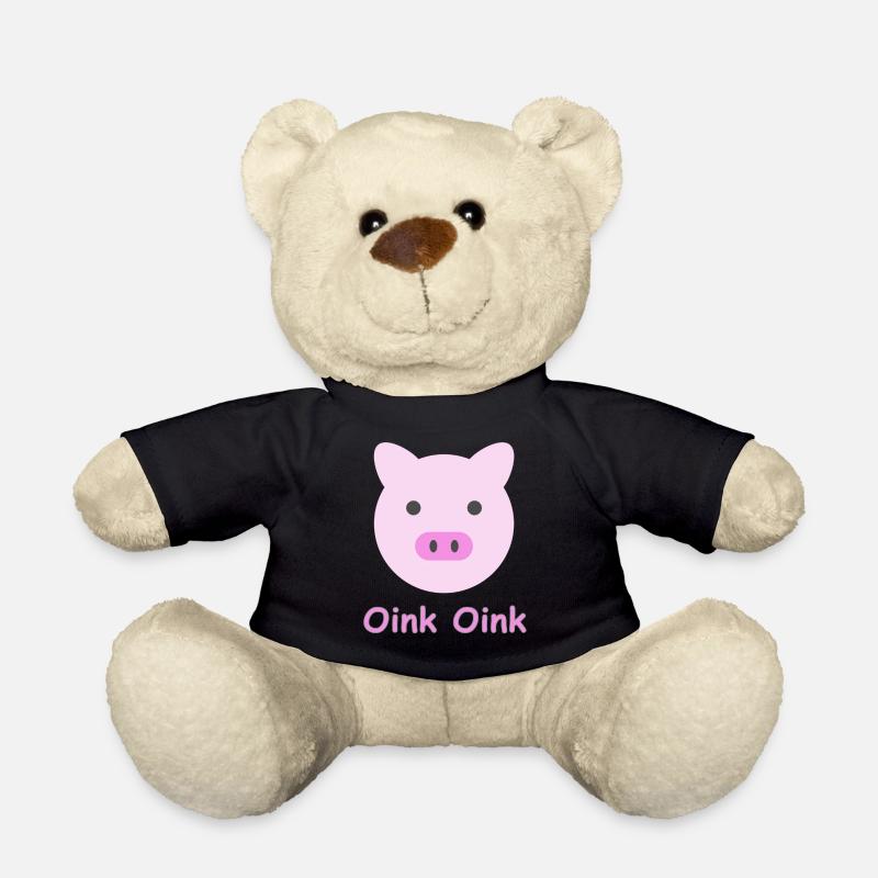 Oink Oink Schwein - Teddy - Schwarz