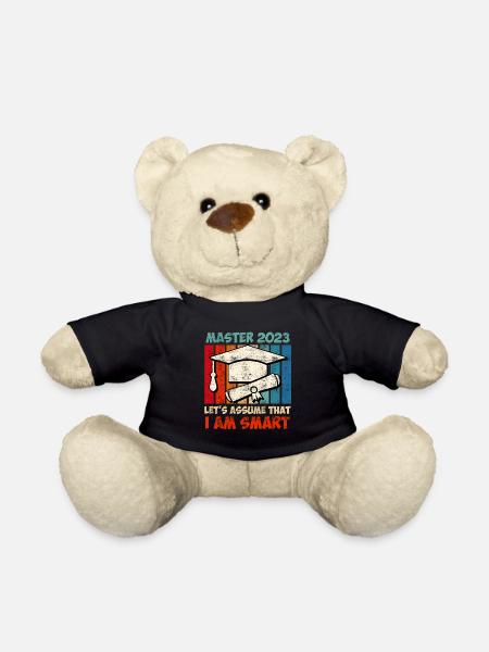 Master 2020 ich bin klug Master Abschluss - Teddy - Schwarz