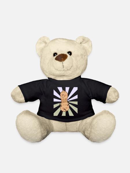 arachide noix noix effronté enfant joyeux bébé - Nounours - noir