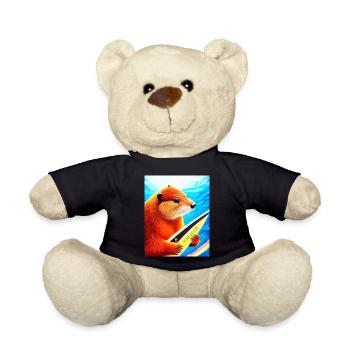 Surfeurs de castors - Nounours - noir - Devant