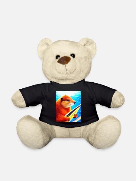 Beaver Surfers - Teddy Bear - black