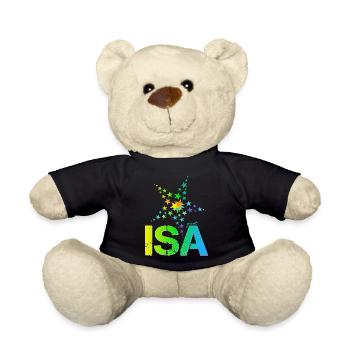 Isa Geburtstag Isabell - Teddy - Schwarz - Vorne