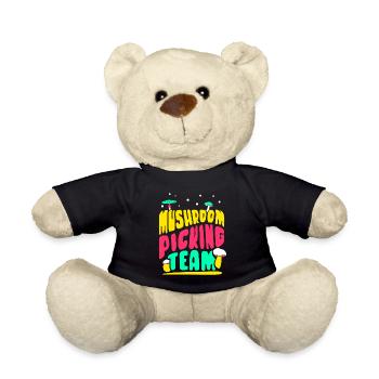 Équipe de cueilleurs de champignons Cueilleurs de champignons Cueilleurs de champignons Cueilleurs de champignons - Nounours - noir - Devant