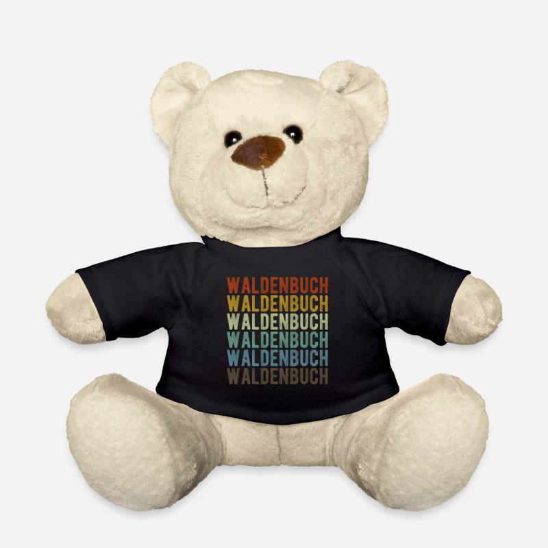 Waldenbuch Stadt Retro Vintage - Teddy - Schwarz