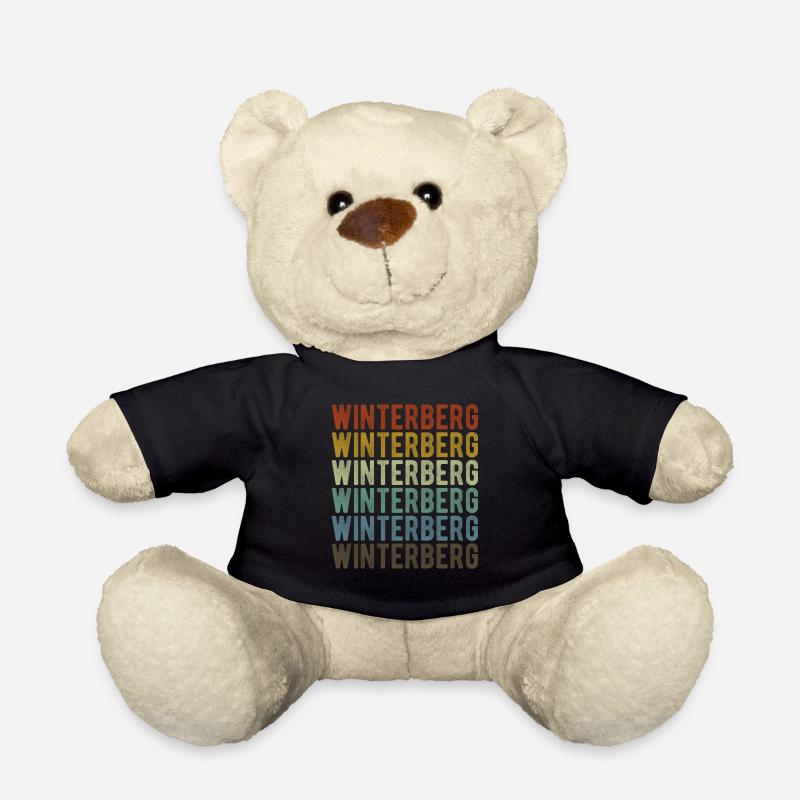 Winterberg Stadt Retro Vintage - Teddy - Schwarz