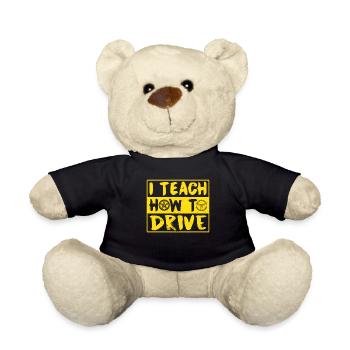 J’apporte la conduite à l’auto-instructeur - Nounours - noir - Devant