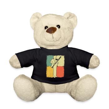Bassoon Bassoon Bassoon Player Bassoonist - Teddy Bear - black - Front