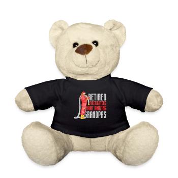 Feuerwehrmänner Im Ruhestand Sind Tolle Opas Opa - Teddy - Schwarz - Vorne
