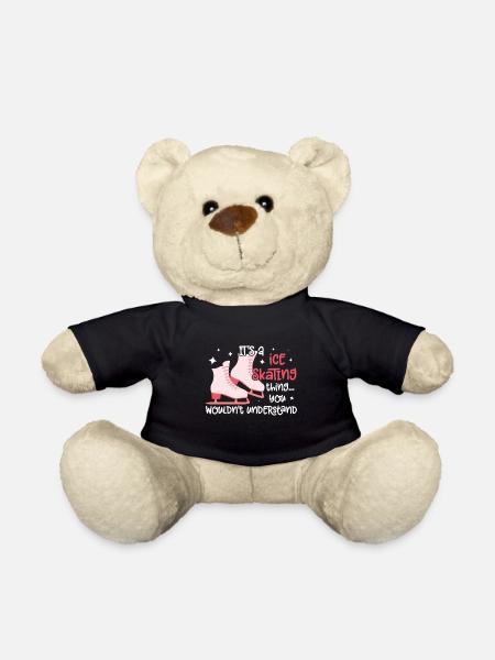 Eislaufen - Teddy - Schwarz