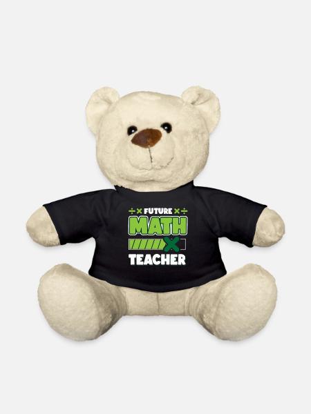 Future Math Teacher - Teddy Bear - black