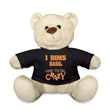 Geschenk für Basil - Teddy - Schwarz - Vorne